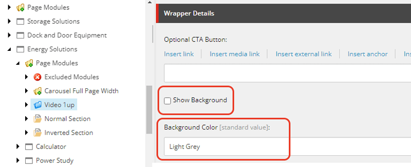 Wrapper Settings