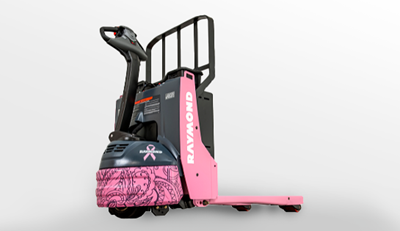 Pink Raymond 8210 Powered Pallet Jack Pink Pallet Jack Project, pink Raymond 8210 powered pallet jack