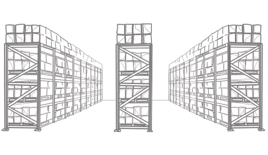 pallet racking, warehouse racking
