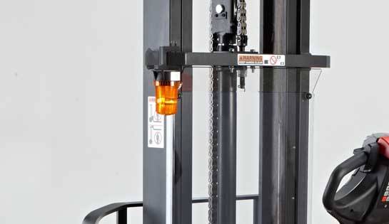 Raymond 6210 Walkie Straddle Stacker; Walkie Pallet Stacker with Warning Lights