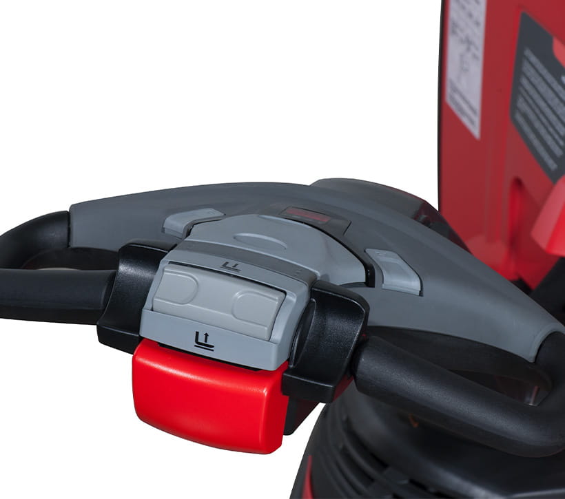 Raymond 6210 Walkie Straddle Stacker; Walkie Pallet Stacker with ergonomic handle