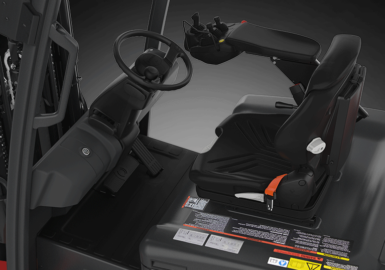 4810, ergonomic operator compartment