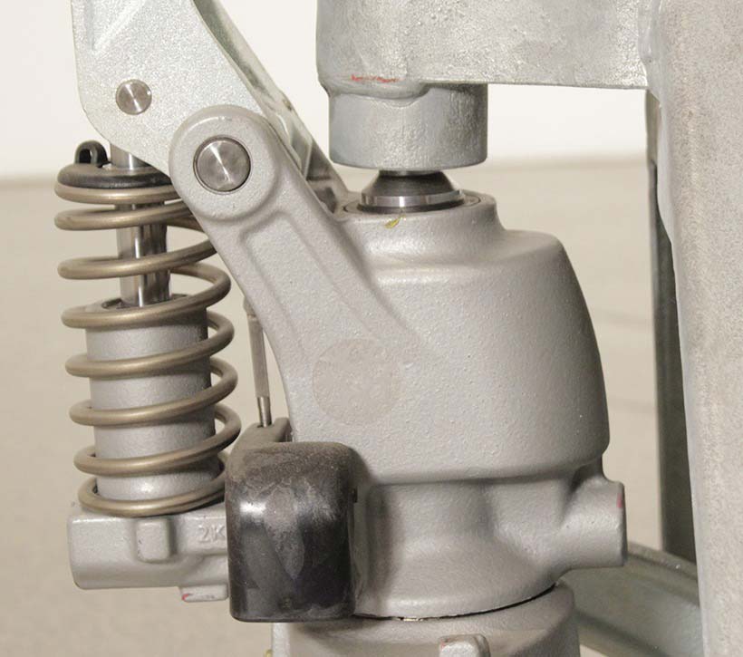 Raymond LCF55 Galvanized Finish Hand Pallet Truck for Processing Environments