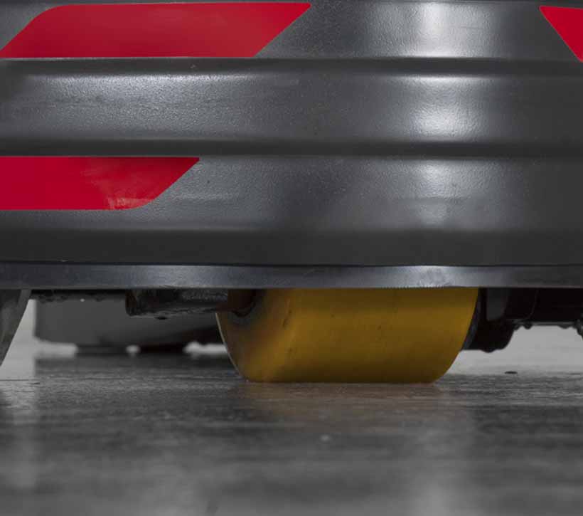 Raymond 8210 Walkie Pallet Jack, Power Pallet Jack with HSLA bumper