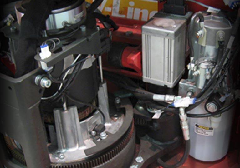 Raymond 8510 Center Riding Pallet Truck PowerSteer