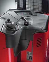 Raymond dockstance reach truck compartment