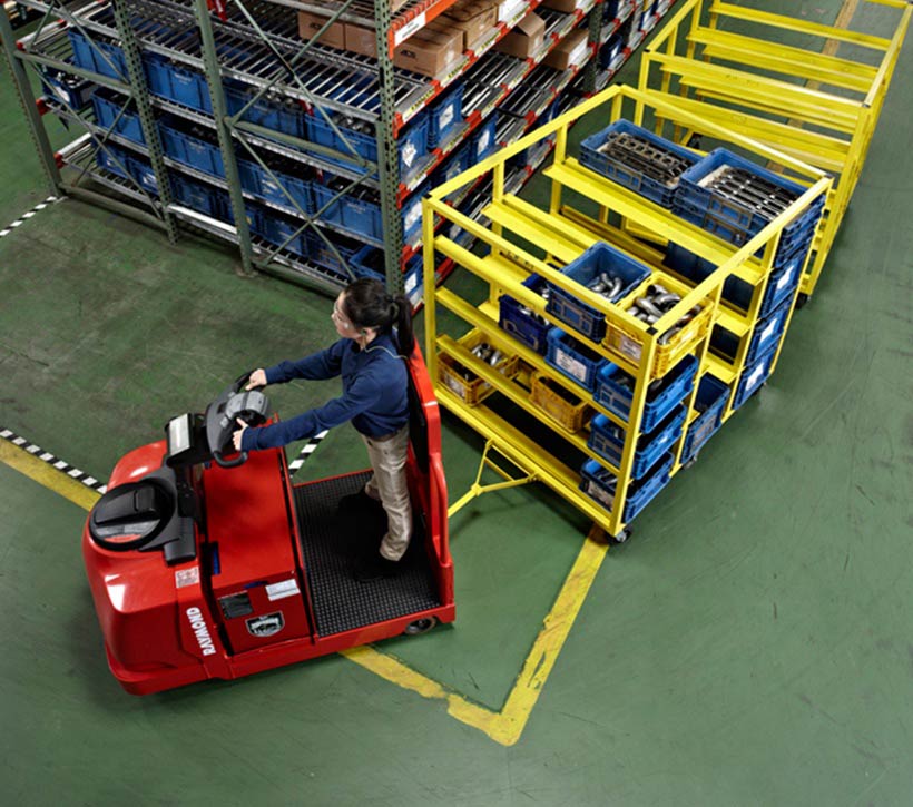 Raymond 8610 Tow Tractor power steering