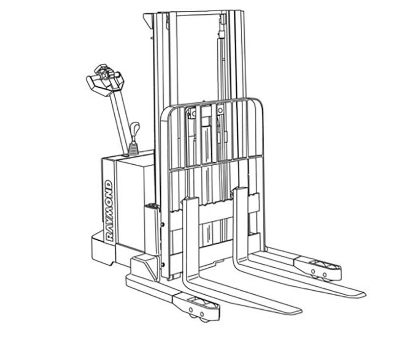 Raymond RSS Walkie Straddle Stacker